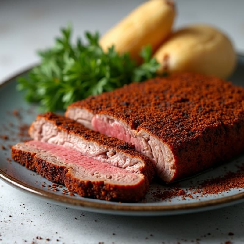 Smoky Black Pepper Rubbed Brisket