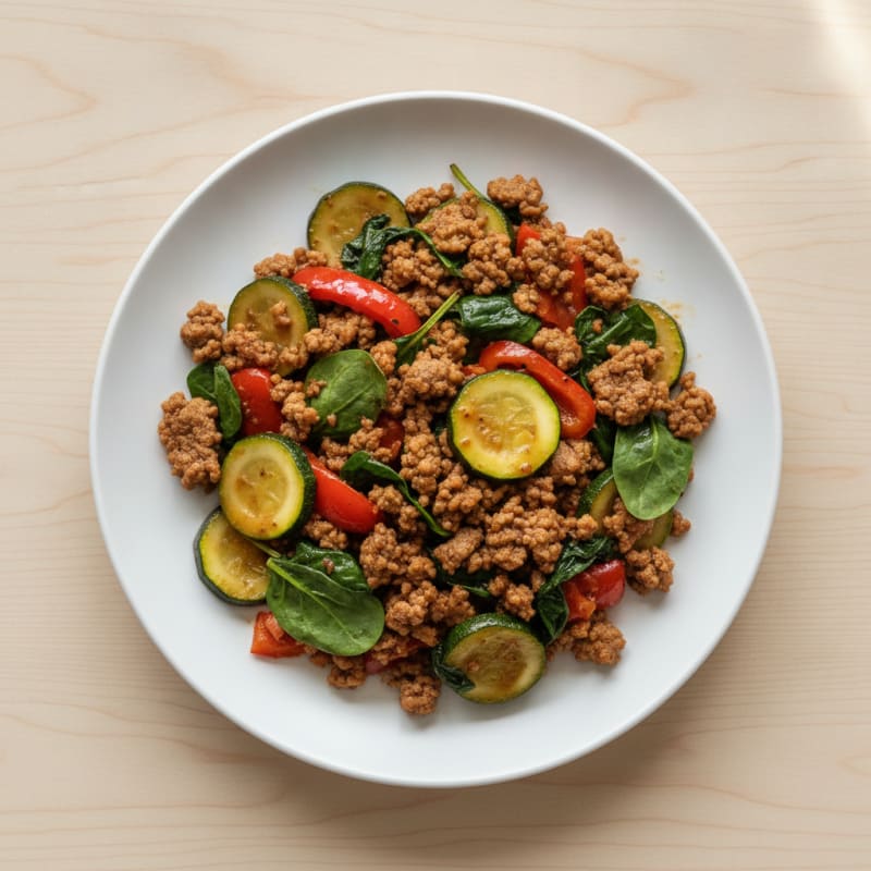 Ground Beef and Vegetable Skillet