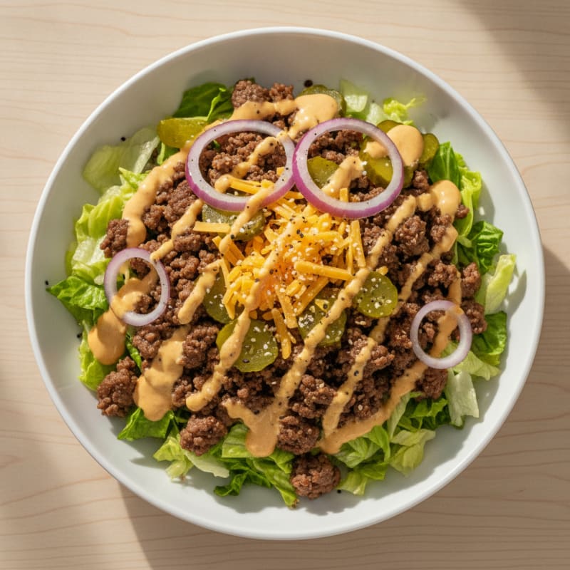 Big Mac Protein Bowl