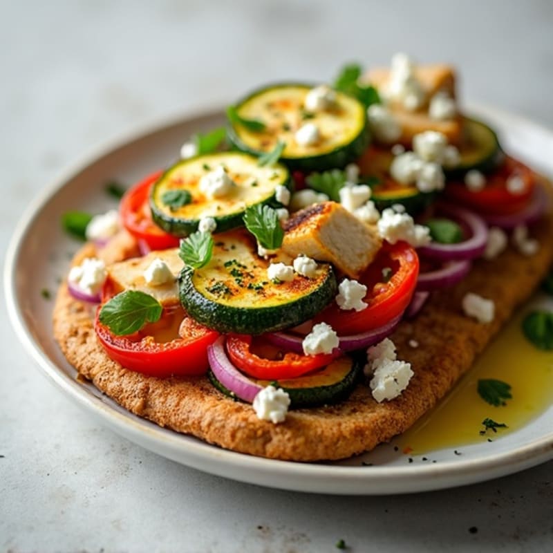 Roasted Veggie Flatbread