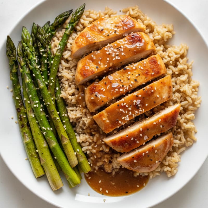 Teriyaki Chicken with Roasted Asparagus