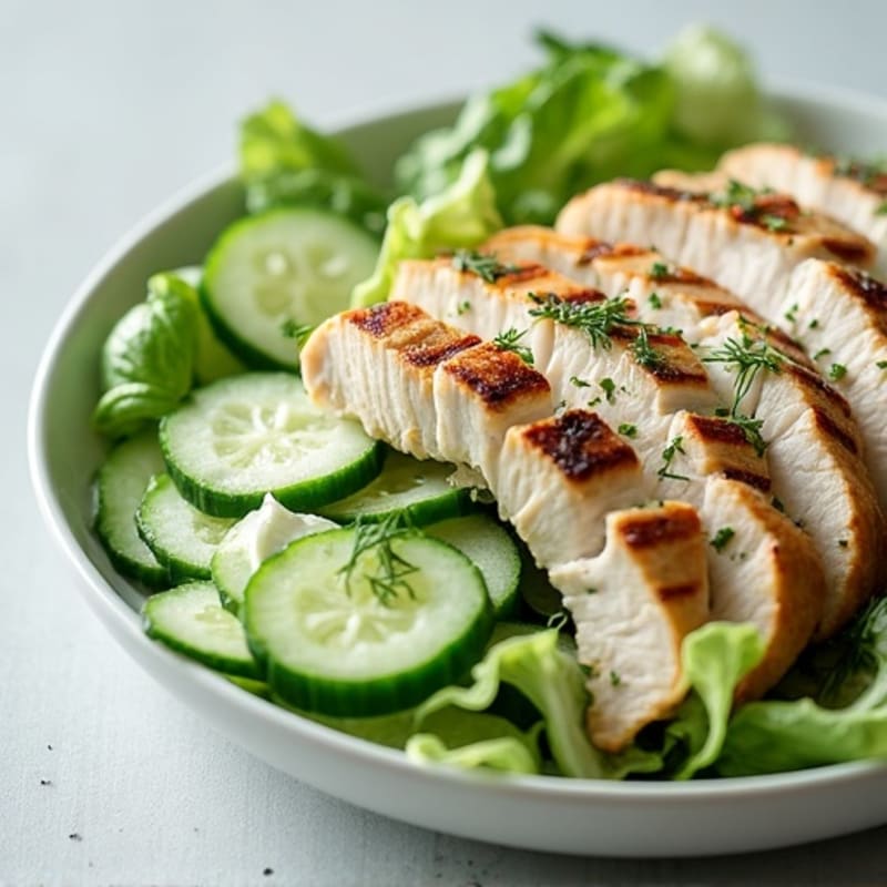 Creamy Dill Cucumber Salad