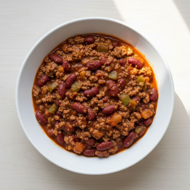 Smoky Ground Beef and Bean Chili