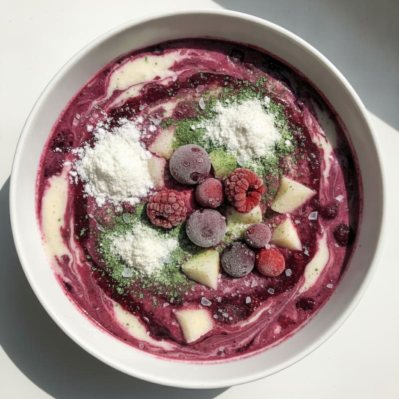 Berry Soursop Collagen Smoothie