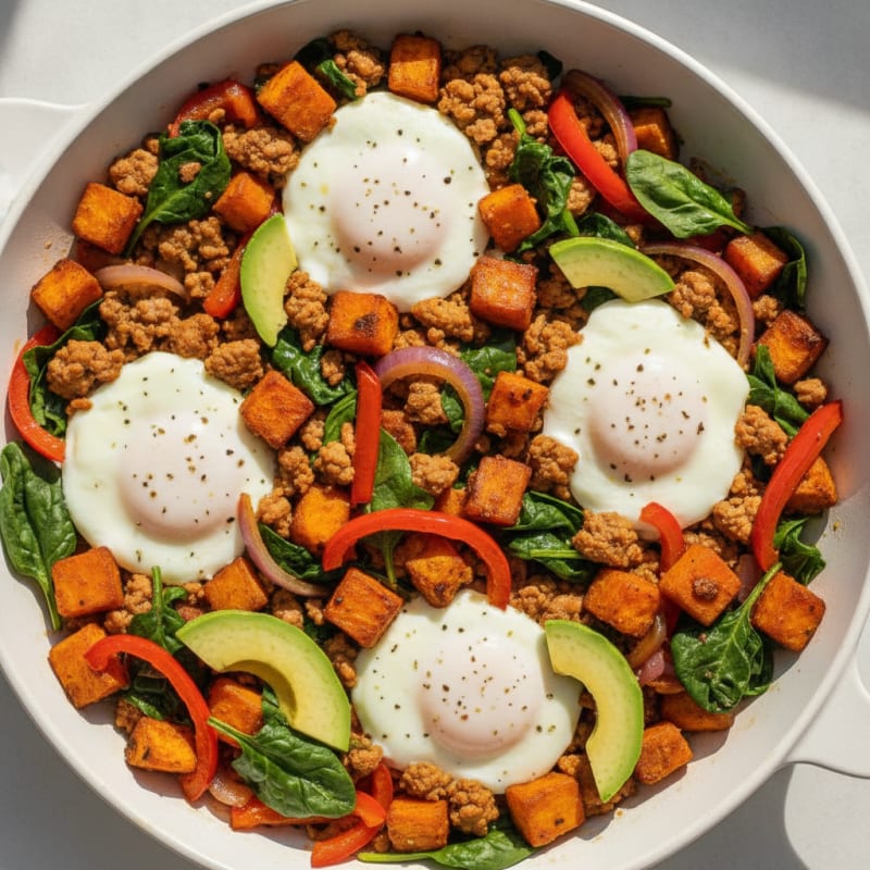 Hearty Grand Slam Breakfast Skillet