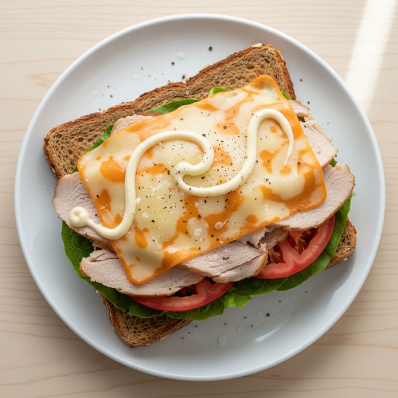 Turkey Colby Jack Multigrain Sandwich