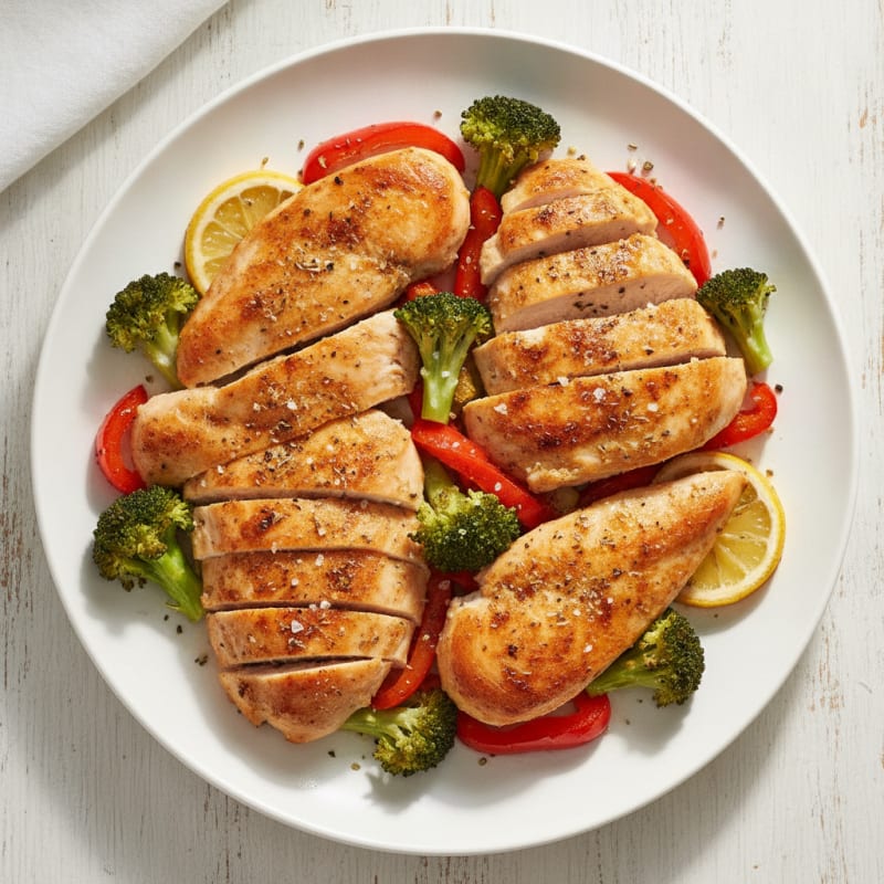 Sheet Pan Lemon Herb Chicken and Veggies