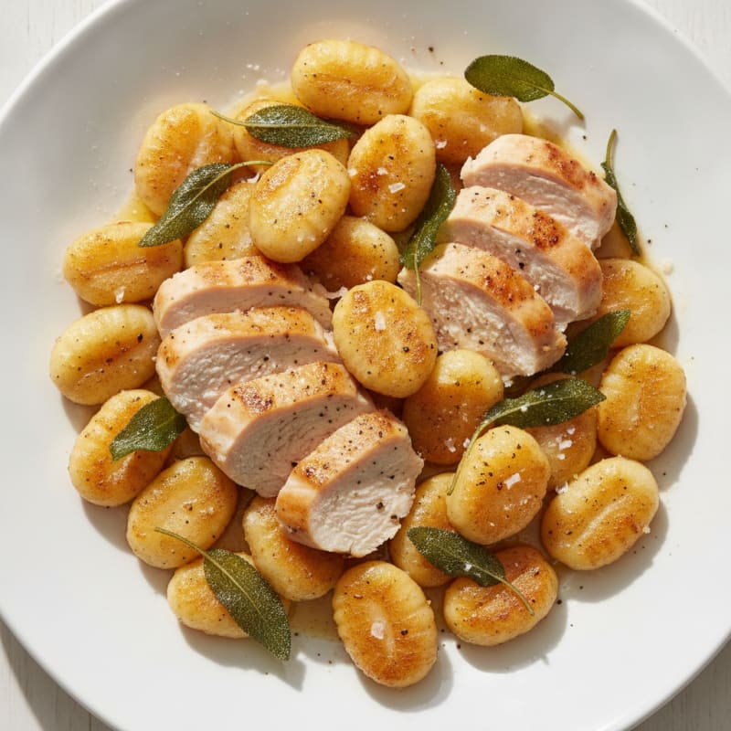 Ricotta Gnocchi with Sage Butter Sauce