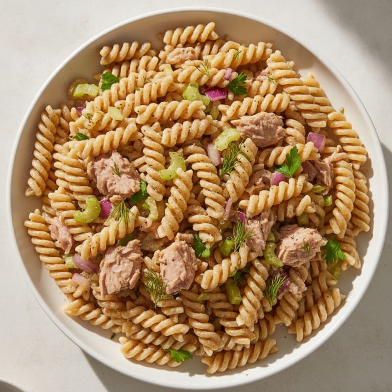 Tuna Lemon-Herb Pasta Salad