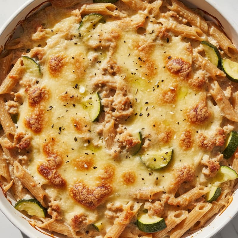 Chicken Zucchini Pasta Bake