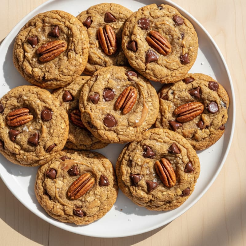 Chocolate Chip Pecan Protein Cookies