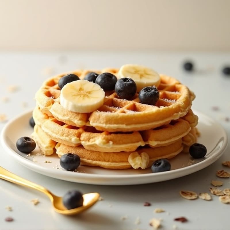 Fluffy High Protein Waffles