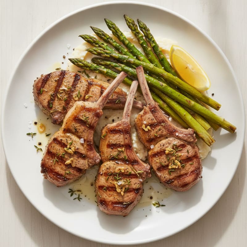 Grilled Herb Lamb Chops