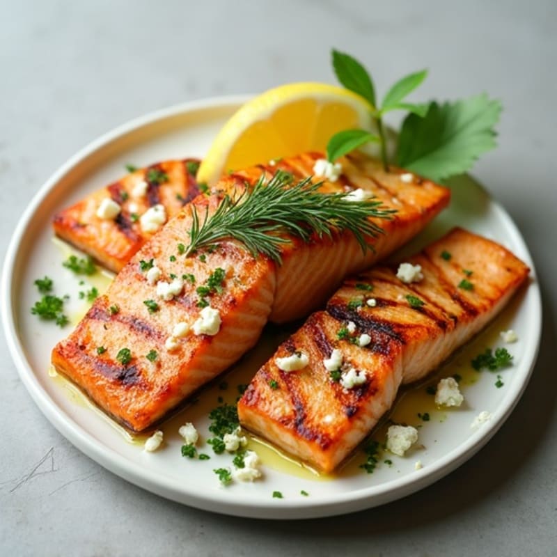 Citrus-Herb Grilled Salmon with Fresh Herbs
