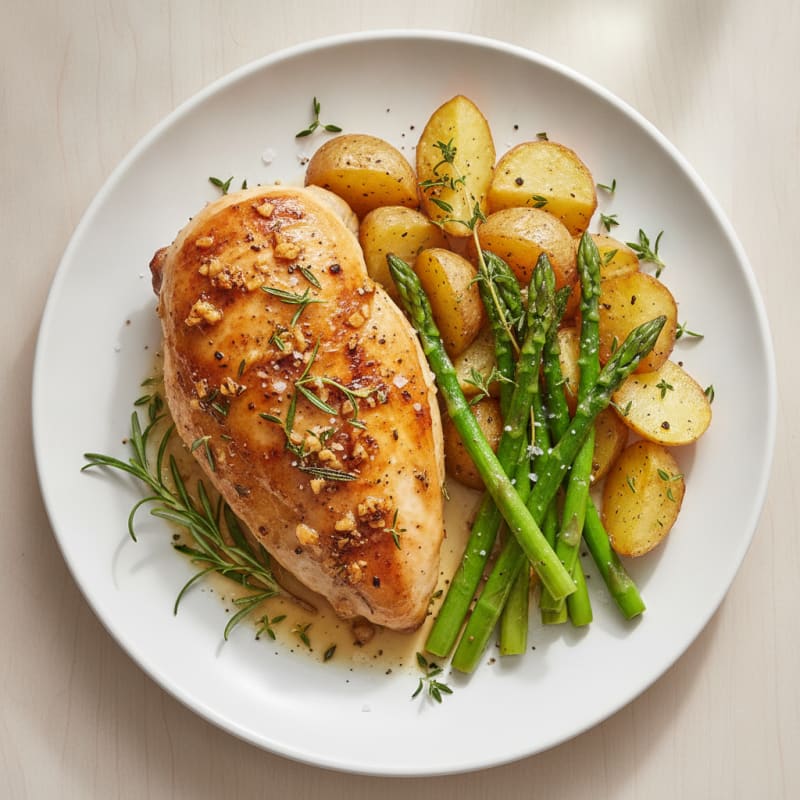 Garlic Herb Roasted Chicken