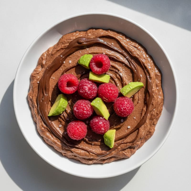 Chocolate Avocado Protein Mousse