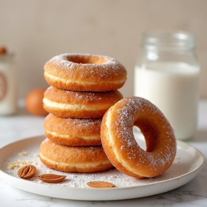 Protein-Packed Baked Almond Flour Donuts
