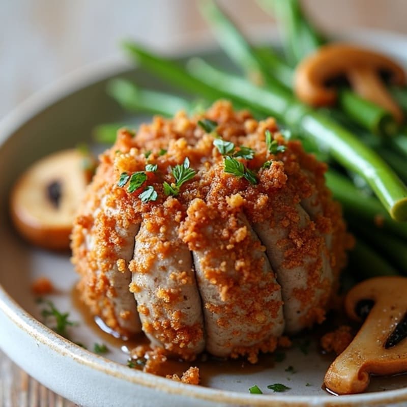 Crispy Mushroom-Crusted Beef Tenderloin
