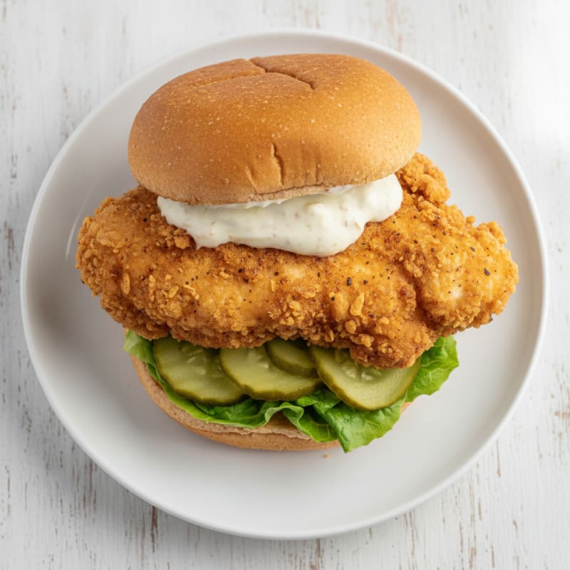 Buttermilk Fried Chicken Sandwich with Pickles