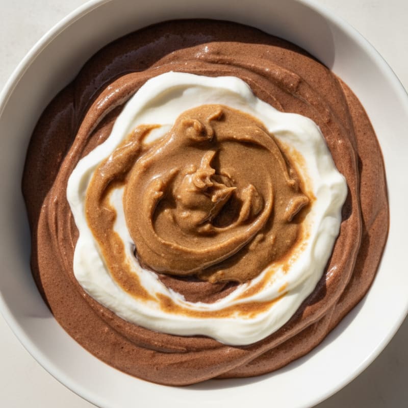 Silky Chocolate Protein Pudding with Greek Yogurt