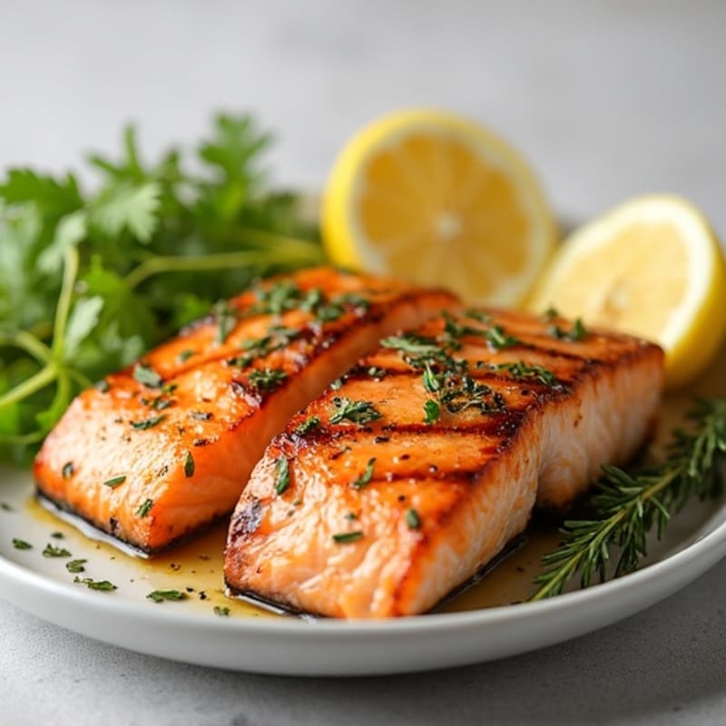 Lemon Herb Grilled Salmon