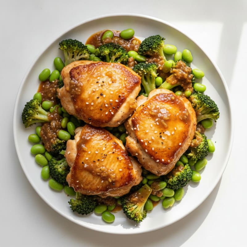 Teriyaki Glazed Chicken Thighs