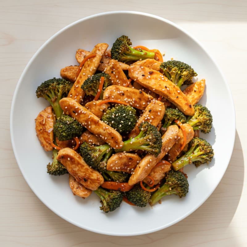 Teriyaki Chicken Stir-Fry with Broccoli