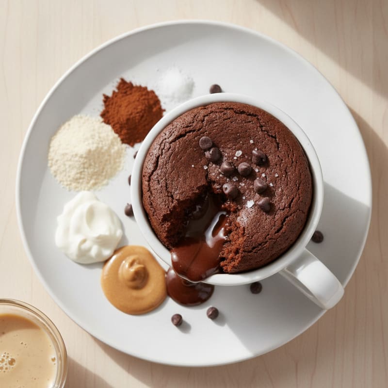Decadent Chocolate Protein Mug Cake