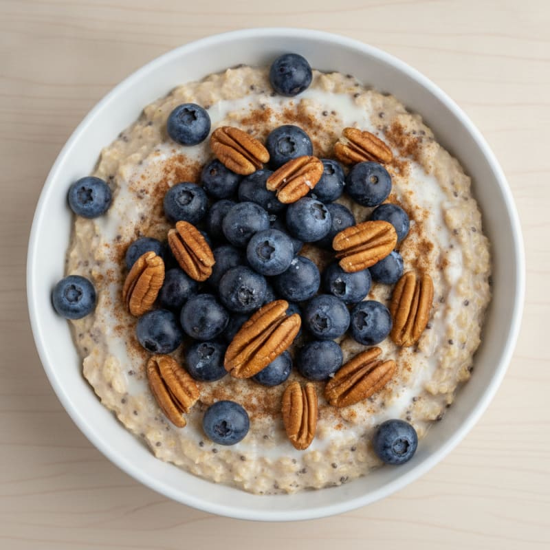 Blueberry Pecan Overnight Oats