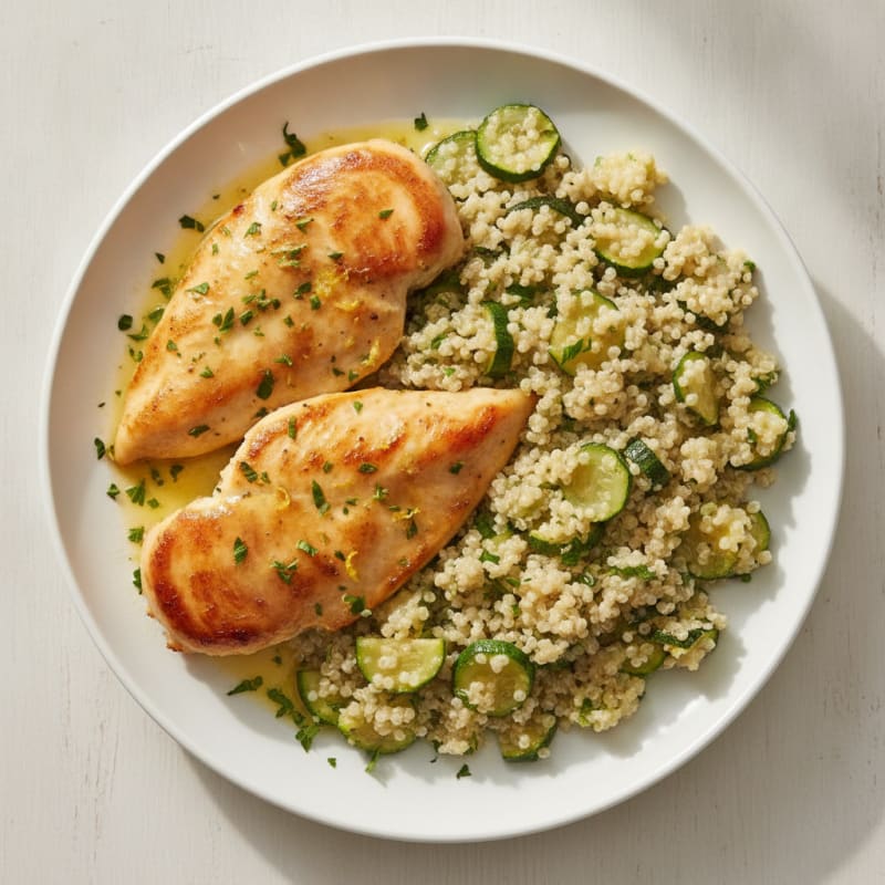 Lemon Herb Chicken and Quinoa