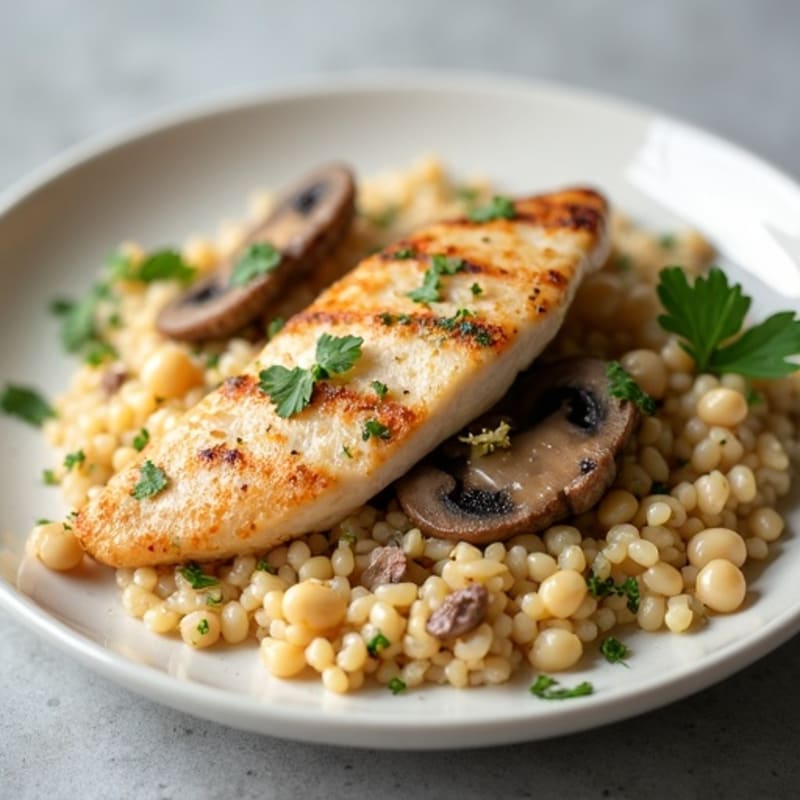 Creamy Mushroom Risotto with Fresh Herbs