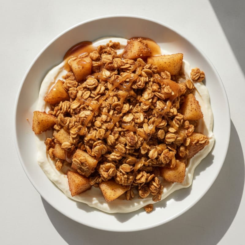 Baked Apple Cinnamon Crumble
