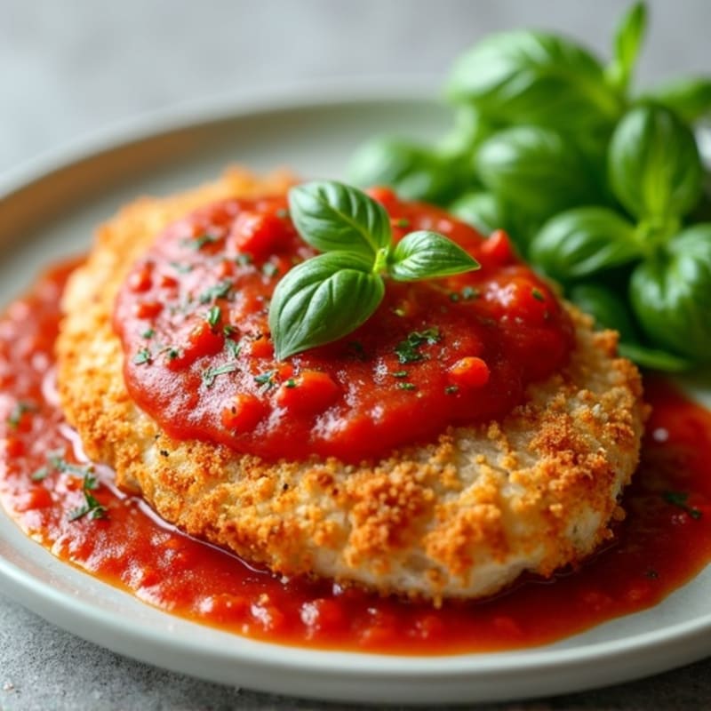 Crispy Oven-Baked Chicken Parmesan with Fresh Herbs