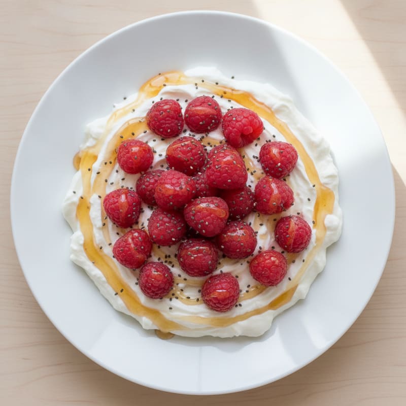 Silky Greek Yogurt Protein Bowl with Berries