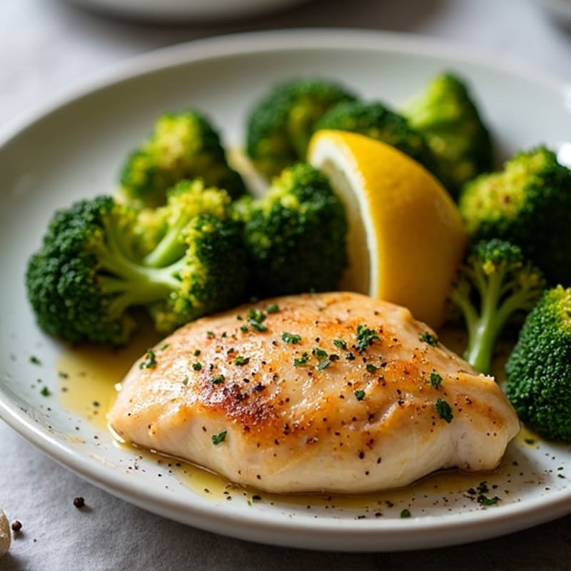 Sheet Pan Lemon Garlic Chicken and Broccoli