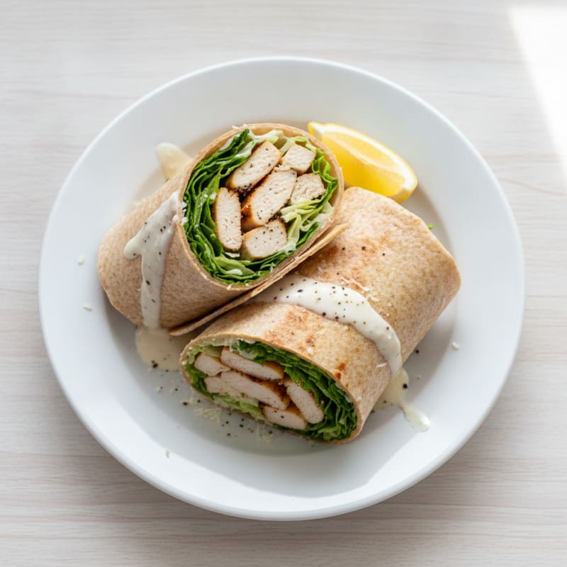 Chicken Caesar Salad Wrap