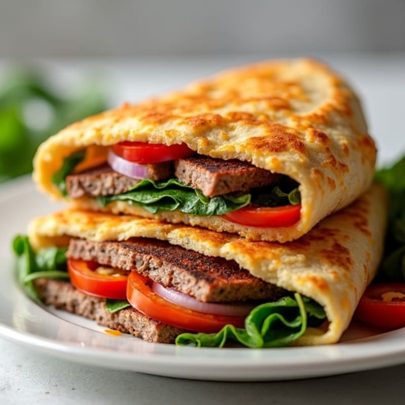 Crispy Lean Steak and Veggie-Loaded Whole Wheat Quesadillas