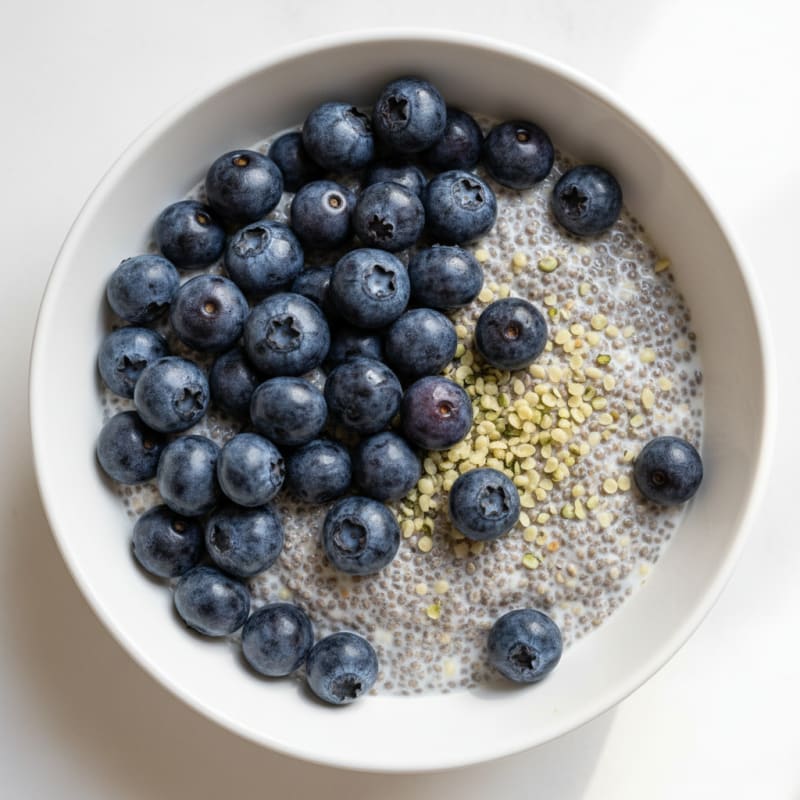 Blueberry Chia Seed Pudding