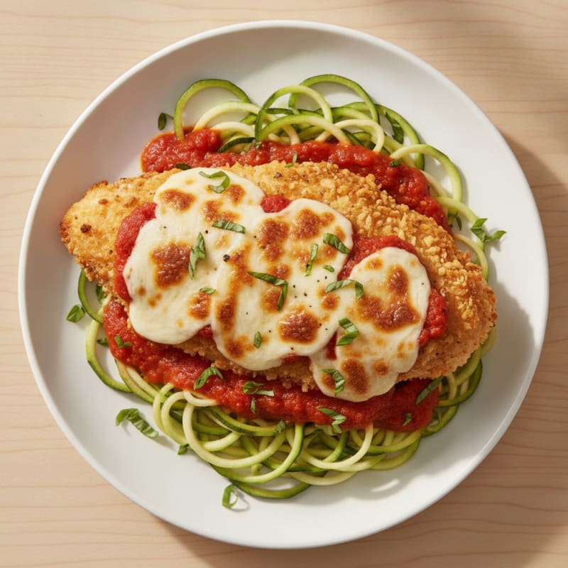 Crispy Chicken Parmesan with Marinara