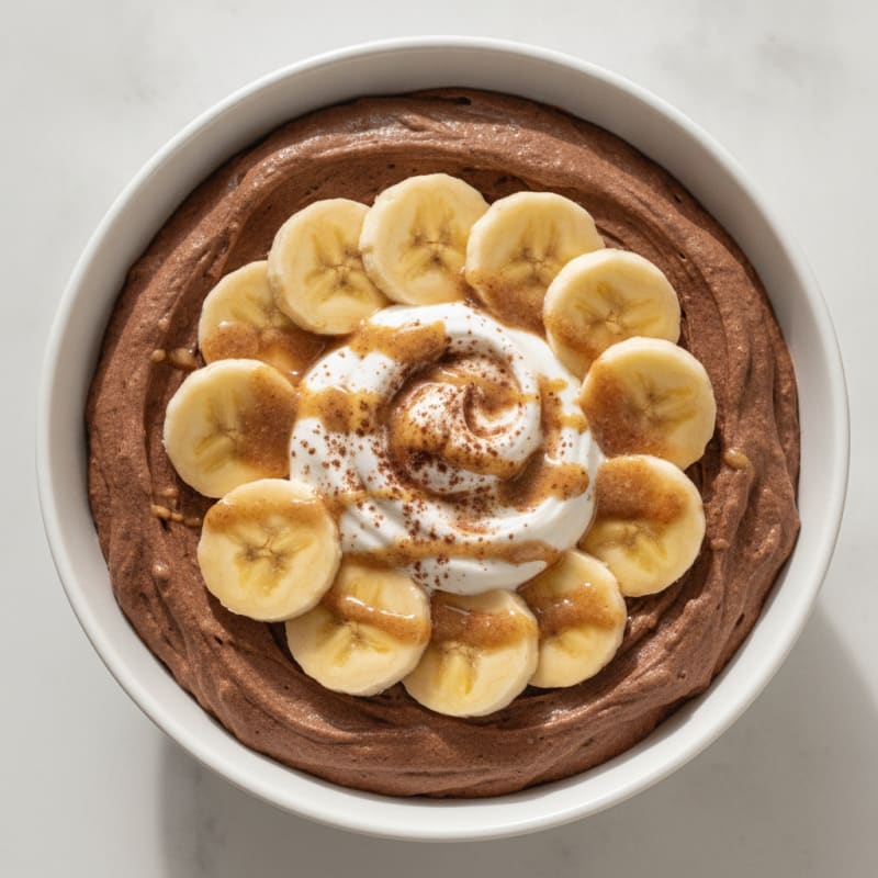 Silky Chocolate Protein Pudding with Greek Yogurt