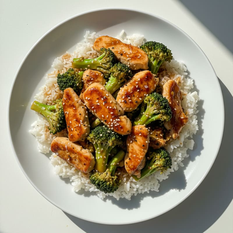 Teriyaki Chicken and Broccoli Stir-Fry