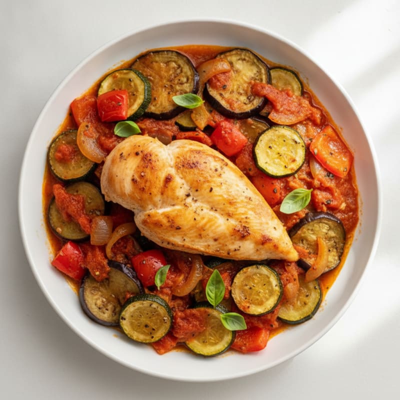 Roasted Vegetable Ratatouille with Herbs