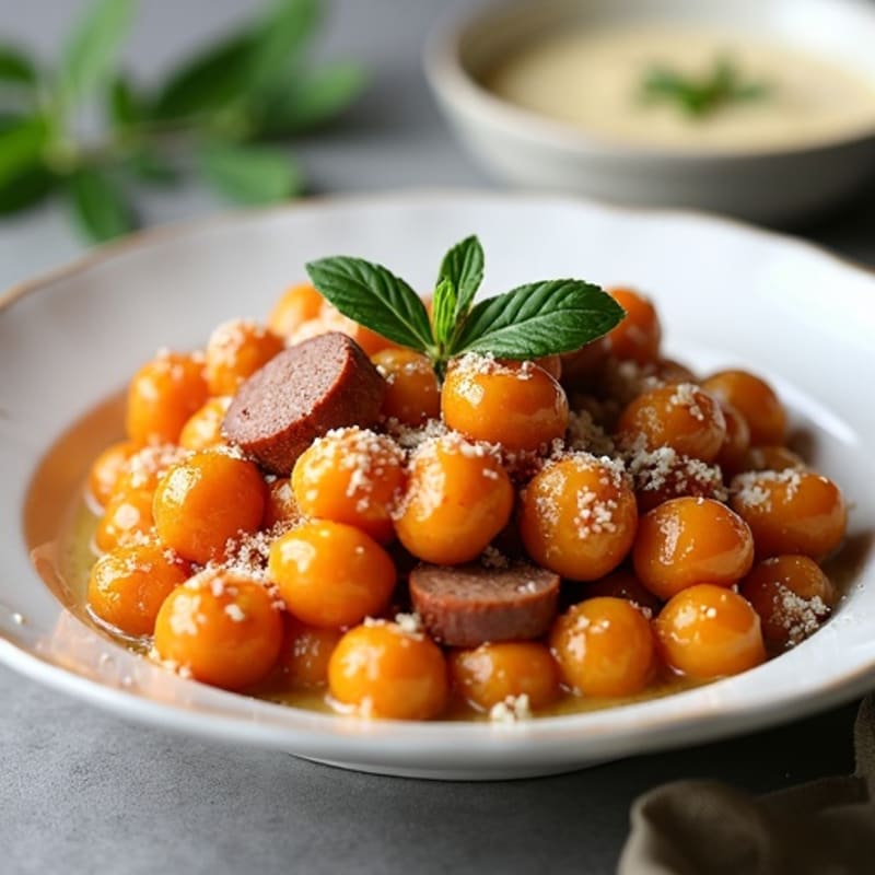 Herb-Roasted Sweet Potato Gnocchi with Sage Brown Butter