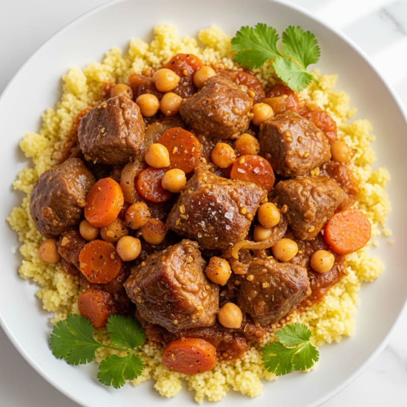 Moroccan Lamb Tagine with Couscous