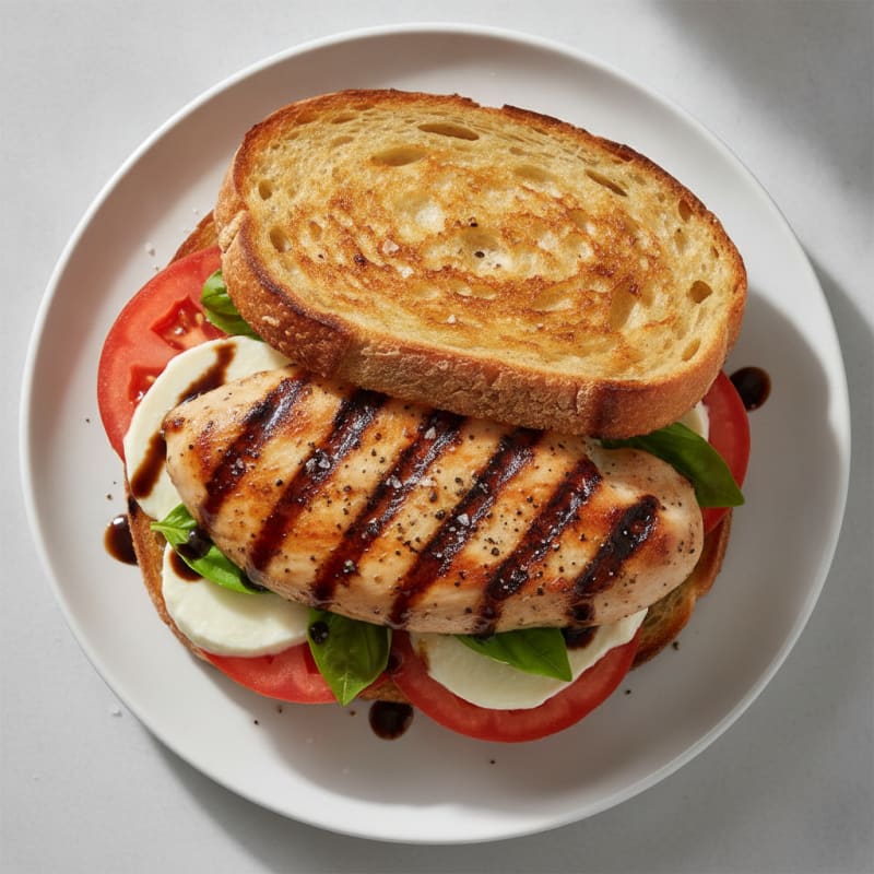 Grilled Caprese Chicken Sandwich