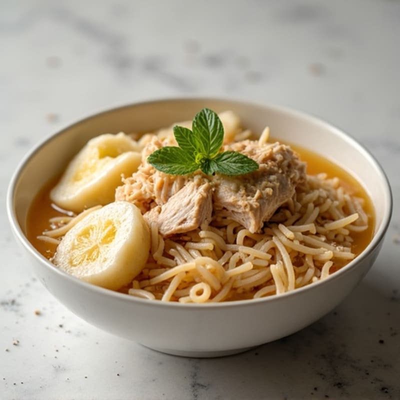 Healthy Shredded Chicken and Fluffy Dumplings