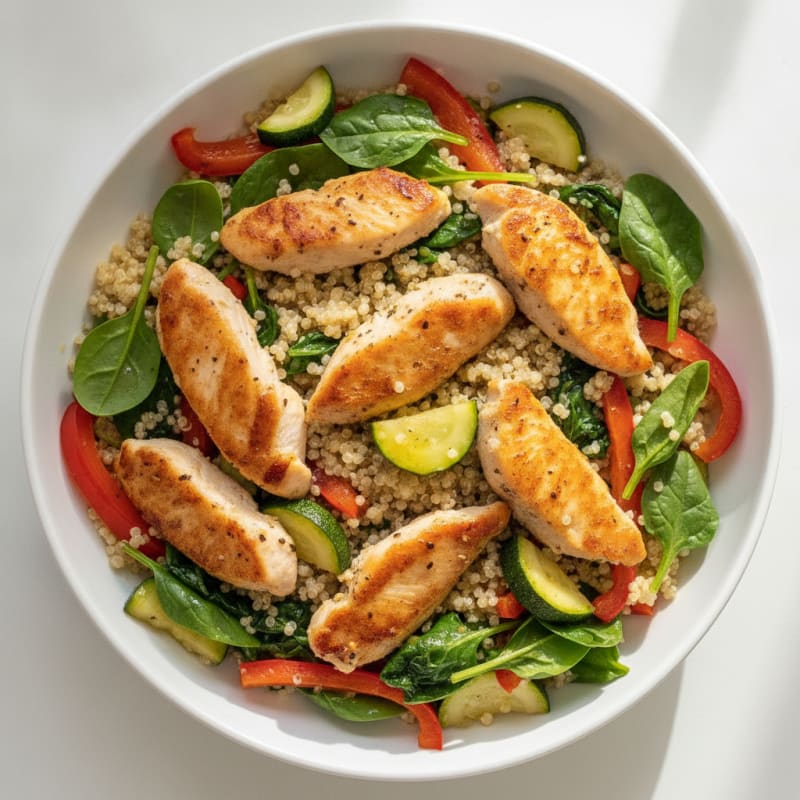 Garden Vegetable Quinoa Bowl