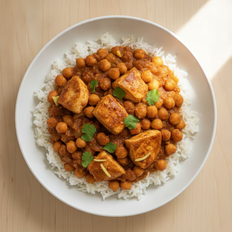 Chicken and Chickpea Chana Masala