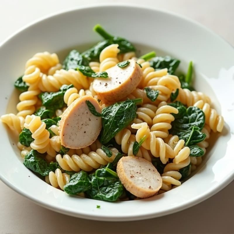 Creamy Chicken and Spinach Pasta
