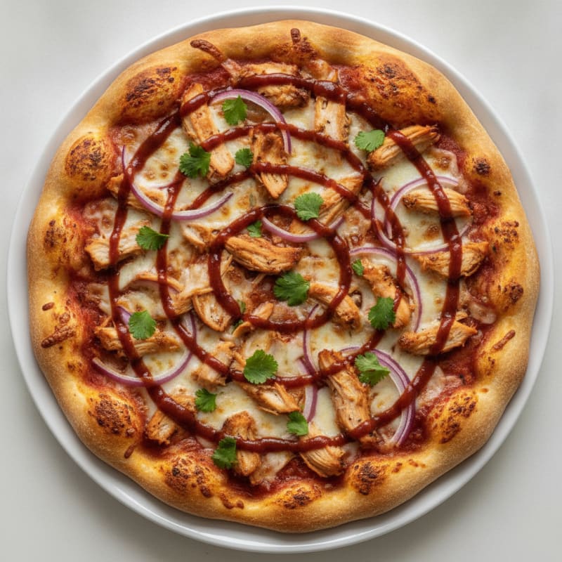 High-Protein BBQ Chicken Pizza